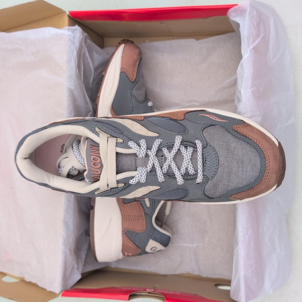 Saucony Grid Shadow 2 - Grey Brown - Size 10.5 ( S70807-3 ) - Picture 3 of 8